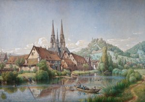 View of Marburg by Peter Becker